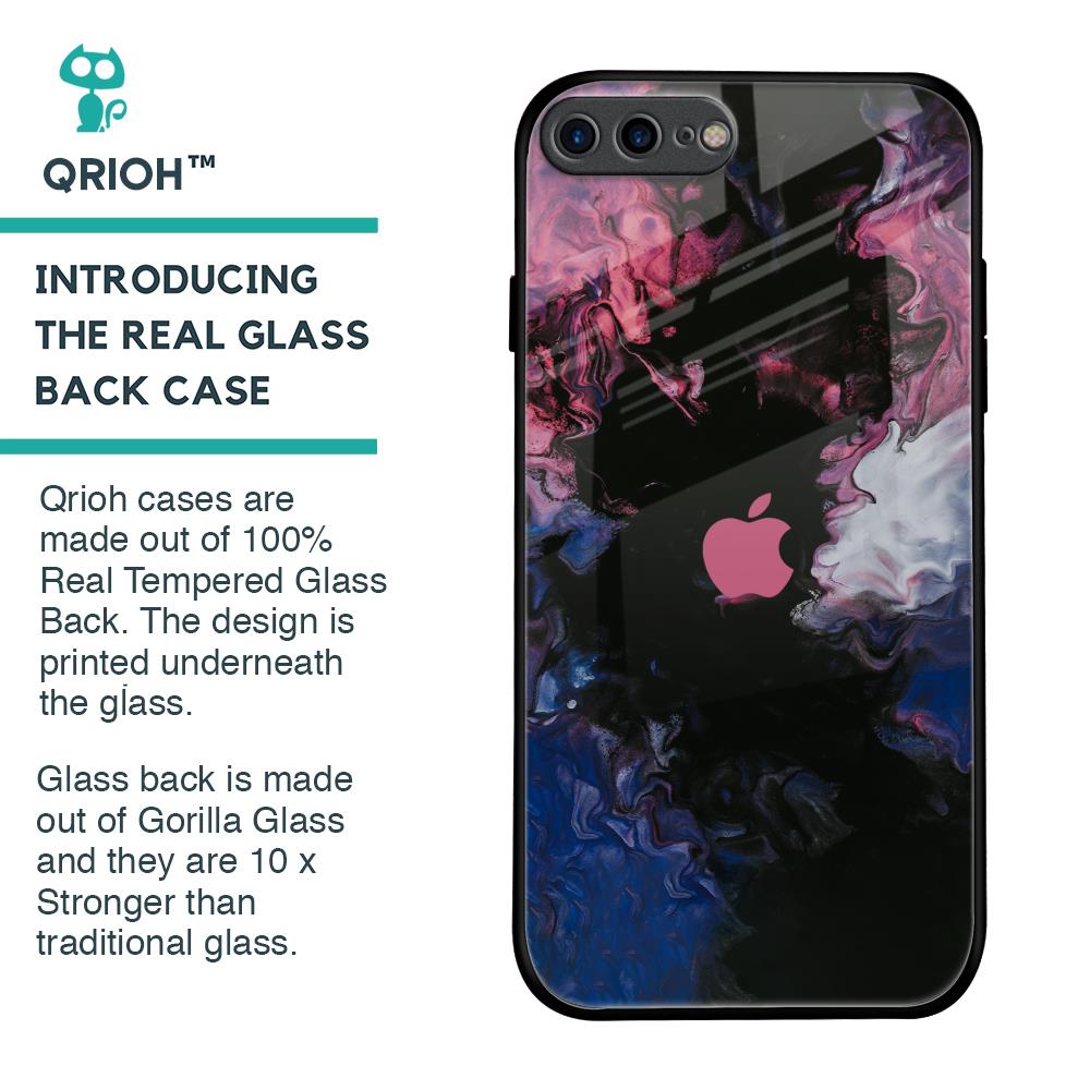 Smudge Brush Glass case for iPhone 7 Plus