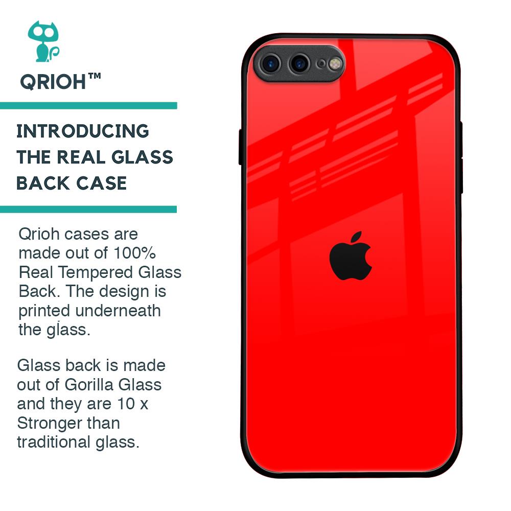 Blood Red Glass Case for iPhone 7 Plus
