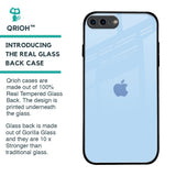 Pastel Sky Blue Glass Case for iPhone 7 Plus