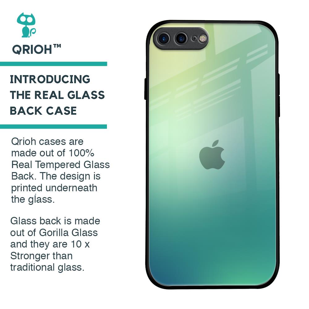 Dusty Green Glass Case for iPhone 7 Plus
