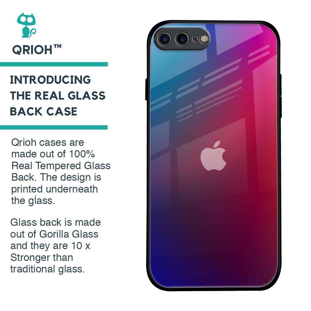 Magical Color Shade Glass Case for iPhone 7 Plus