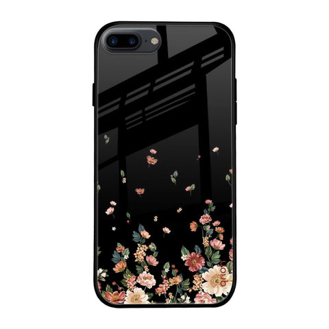 Floating Floral Print Apple iPhone 7 Plus Glass Cases & Covers Online