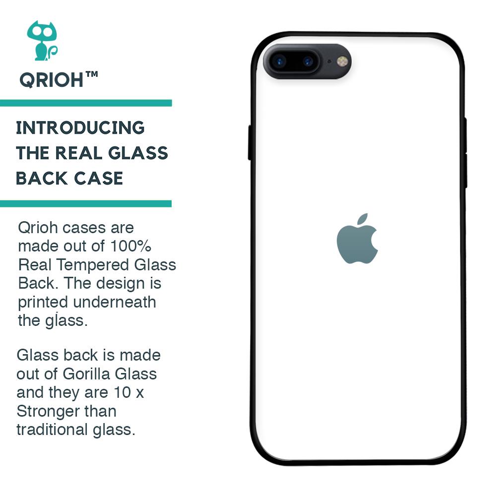 Arctic White Glass Case for iPhone 7 Plus
