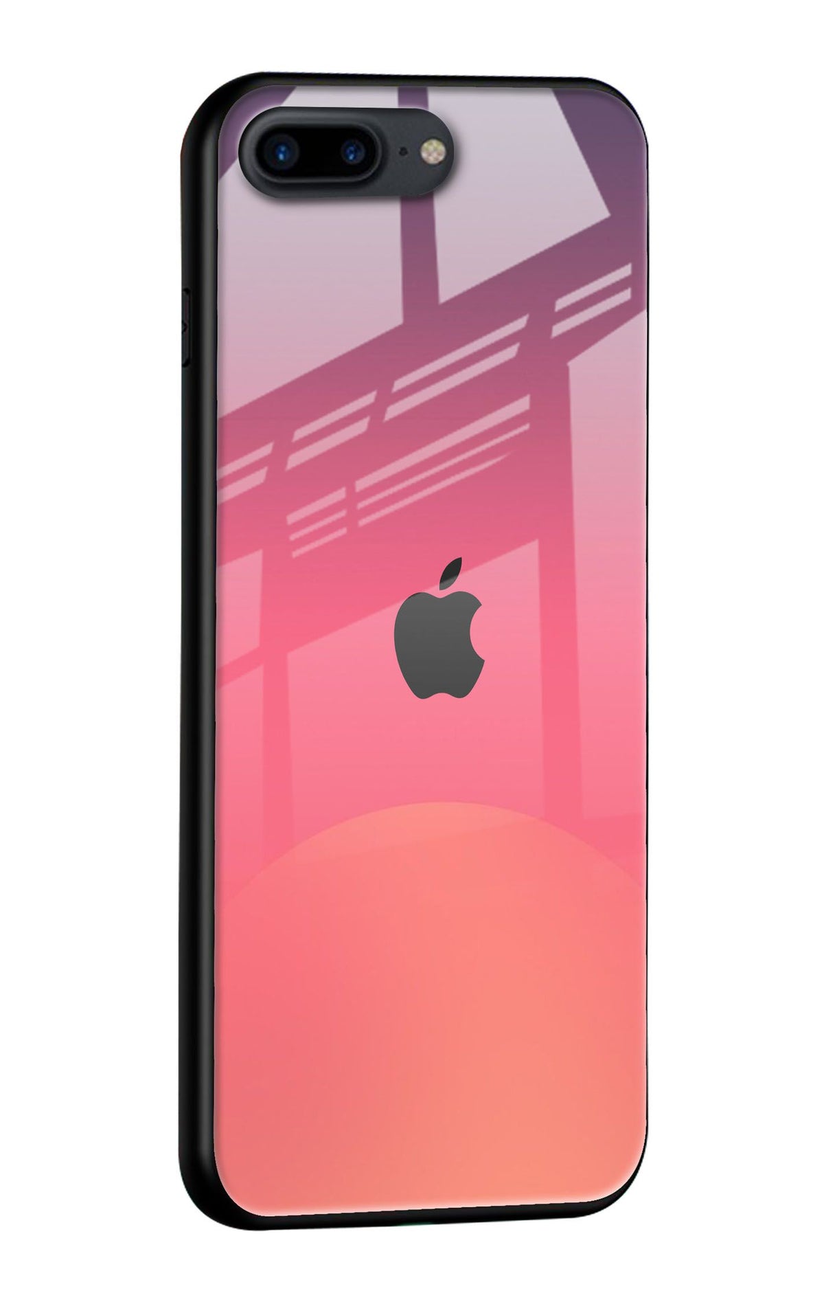 Sunset Orange Glass Case for iPhone 7 Plus