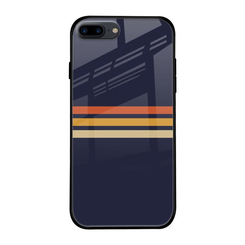 Tricolor Stripes iPhone 7 Plus Glass Cases & Covers Online