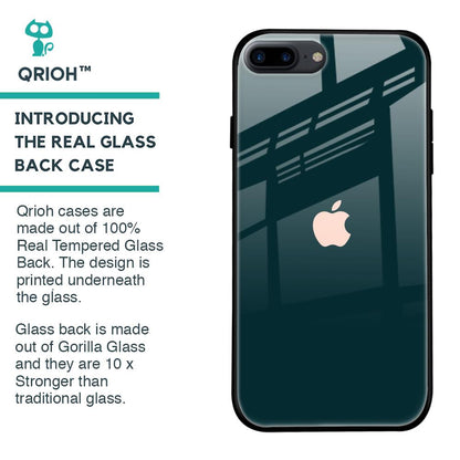 Hunter Green Glass Case For iPhone 7 Plus
