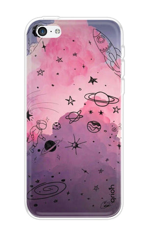 Space Doodles Art iPhone 5C Back Cover