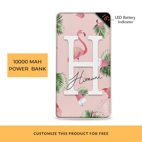 Delighted Flamingo Customized Power Bank