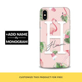 Delighted Flamingo Customized Phone Cover