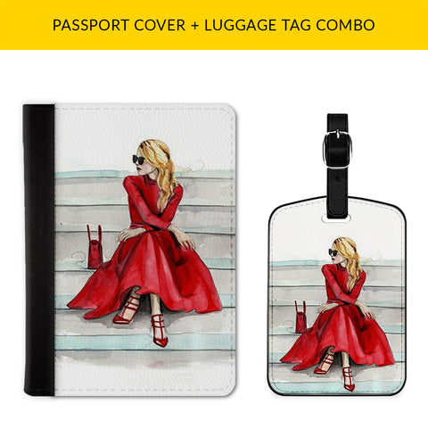 Definite Diva Passport & Luggage Tag Combo