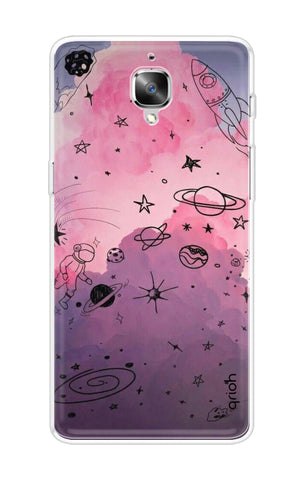 Space Doodles Art OnePlus 3T Back Cover