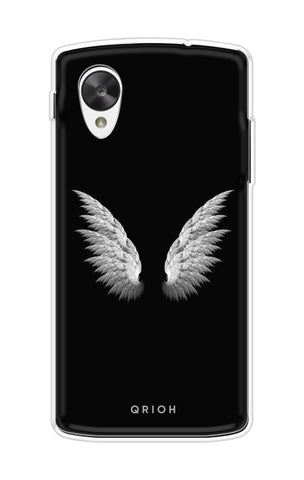 White Angel Wings Nexus 5 Back Cover