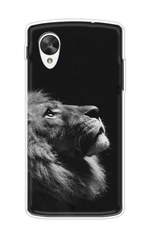 Lion Looking to Sky Nexus 5 Back Cover