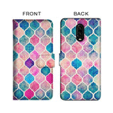 Pastel Colorful Pattern Flip Case for OnePlus
