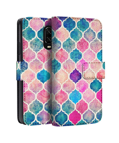 Pastel Colorful Pattern OnePlus Flip Cases & Covers Online