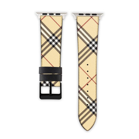 Luxury Check Pattern Strap for Apple Watch Online