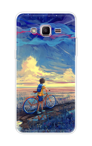 Riding Bicycle to Dreamland Samsung J2 Prime Back Cover