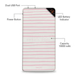 Ruffled Stripes Customized Power Bank