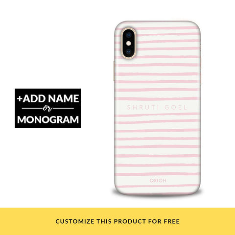 Ruffled Stripes Customized Phone Cover