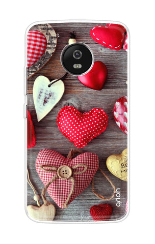 Valentine Hearts Motorola Moto G5 Back Cover