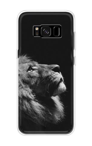 Lion Looking to Sky Samsung S8 Back Cover