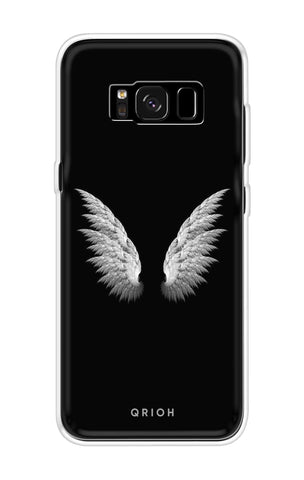 White Angel Wings Samsung S8 Plus Back Cover