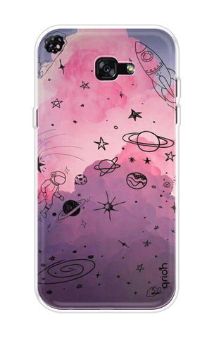 Space Doodles Art Samsung A5 2017 Back Cover