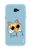 Attitude Cat Samsung A7 2017 Back Cover