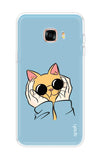 Attitude Cat Samsung C9 Pro Back Cover