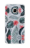 Retro Floral Leaf Samsung C9 Pro Back Cover