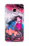 Radha Krishna Art Samsung C9 Pro Back Cover