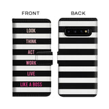 Look Like A Boss Flip Case for Samsung