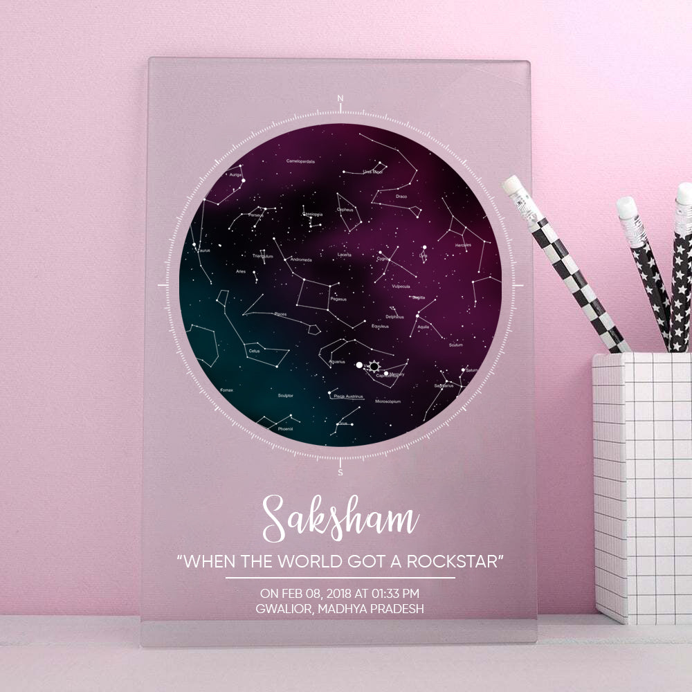 Personalised Star Map Acrylic Plaque