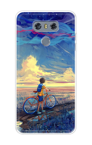 Riding Bicycle to Dreamland LG G6 Back Cover