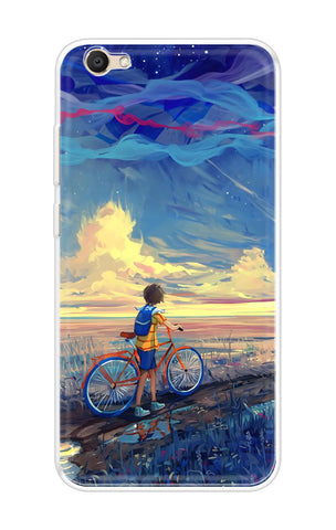 Riding Bicycle to Dreamland Vivo V5 Back Cover