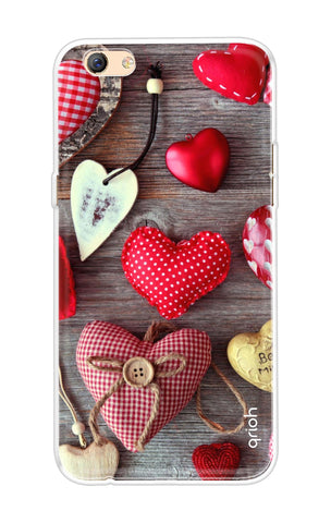 Valentine Hearts Oppo F3 Plus Back Cover