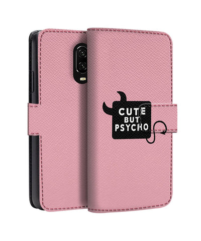 Cute But Psycho OnePlus Flip Cases & Covers Online