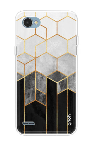 Hexagonal Pattern LG Q6 Back Cover