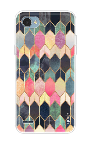 Shimmery Pattern LG Q6 Back Cover
