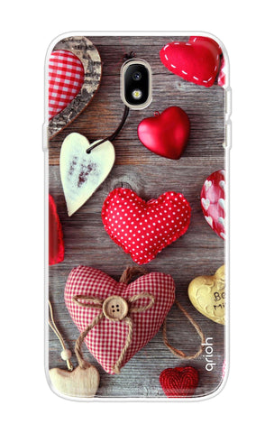 Valentine Hearts Samsung J7 Pro Back Cover