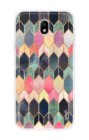 Shimmery Pattern Samsung J7 Pro Back Cover
