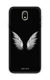 White Angel Wings Samsung J7 Pro Back Cover