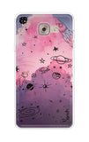 Space Doodles Art Samsung J7 Max Back Cover