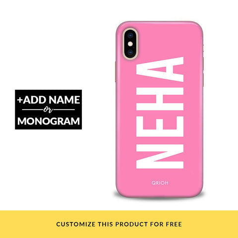 Pale Text Customized Phone Cover