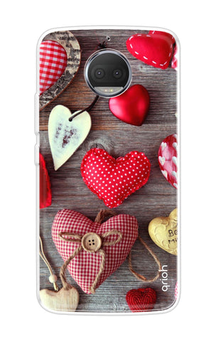 Valentine Hearts Motorola Moto G5s Plus Back Cover