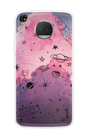 Space Doodles Art Motorola Moto G5s Plus Back Cover