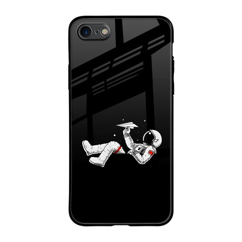 Space Traveller iPhone 8 Glass Back Cover Online