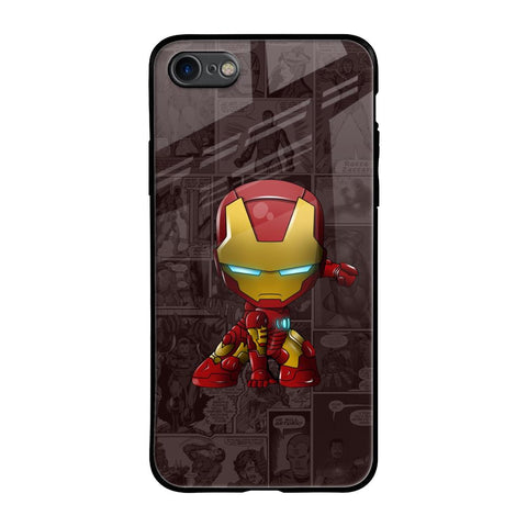 Angry Baby Super Hero iPhone 8 Glass Back Cover Online