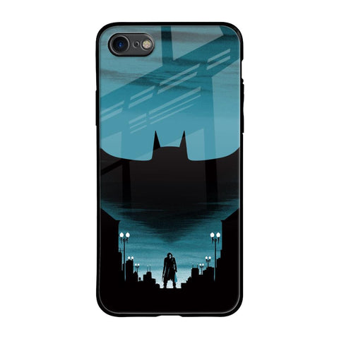 Cyan Bat iPhone 8 Glass Back Cover Online