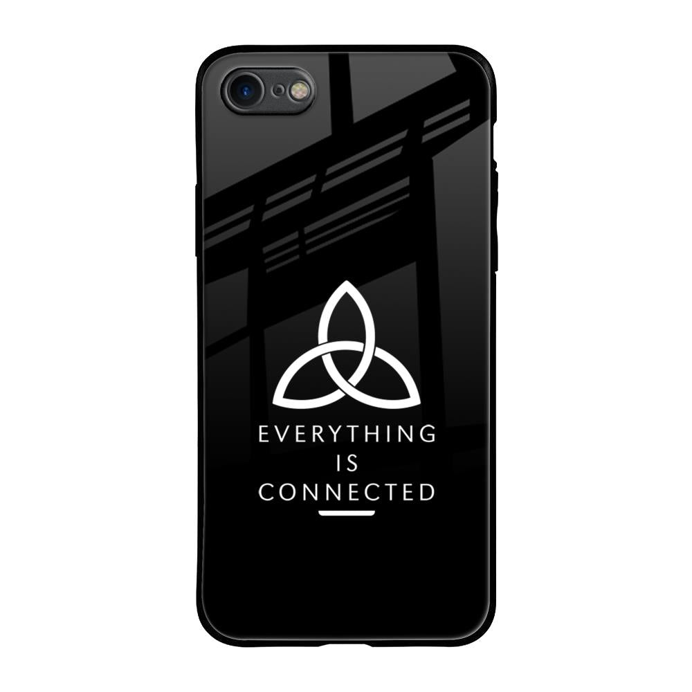 Everything Is Connected iPhone 8 Glass Back Cover Online